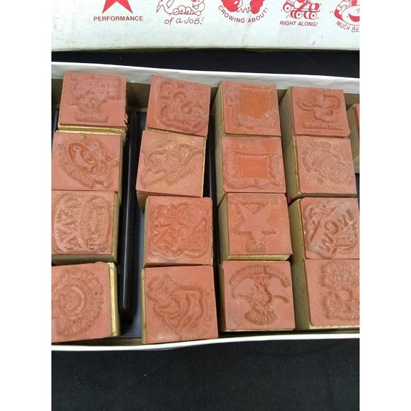 VTG 1982 Inklings Highlights for Children Rubber Stamp Kit READ - Picture 10 of 12